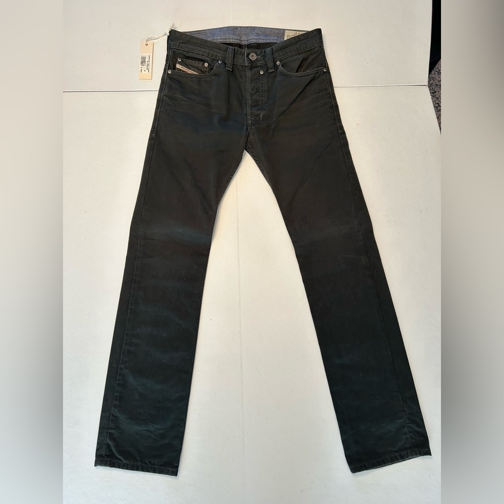 Diesel Safado-A Trousers Size W27 X30. Regular Slim Charcoal Grey Pant